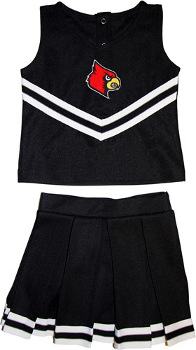 NCAA Louisville Cardinals Baby Girls' 2pc Cheer Dress Set - 12M