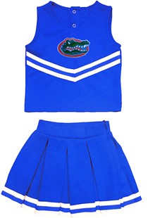 Florida Gators NCAA Newborn Infant Baby Cheerleader Bodysuit Dress 