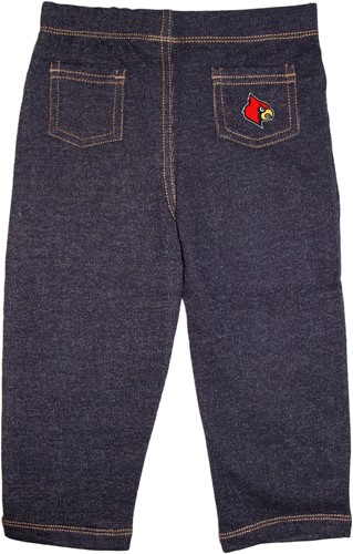 Creative Knitwear Louisville Cardinals Denim Toddler Jean