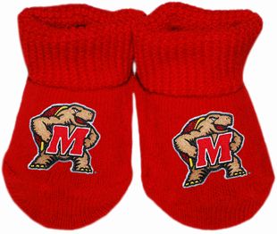 Maryland Terrapins Gift Box Baby Bootie