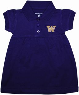 Washington Huskies Polo Dress w/Bloomer