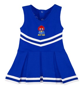 Authentic Kansas Jayhawks Baby Jay Cheerleader Bodysuit Dress