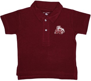 Official Mississippi State Bulldog Mark Infant Toddler Polo Shirt