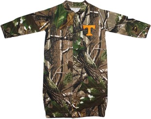 Tennessee Volunteers Realtree Camo Convertible (2 in 1), as gown & snaps into romper