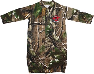 Western Kentucky Big Red Realtree Camo Convertible (2 in 1), as gown & snaps into romper
