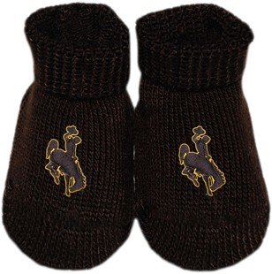 Wyoming Cowboys Gift Box Baby Bootie