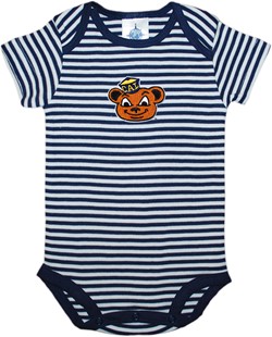 Cal Bears Oski Newborn Infant Striped Bodysuit