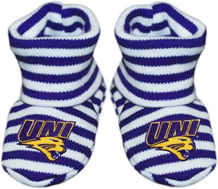 Northern Iowa Panthers Striped Booties