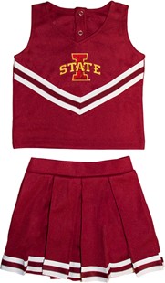 Iowa State Cyclones 2 Piece Toddler Cheerleader Dress