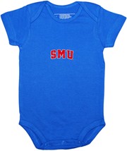 SMU Mustangs Word Mark Infant Bodysuit
