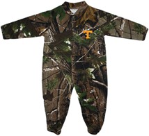 Tennessee Volunteers Realtree Camo Footed Romper