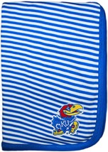 Kansas Jayhawks Striped Blanket