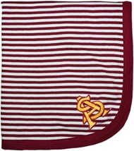 Arizona State Interlocking AS Striped Blanket