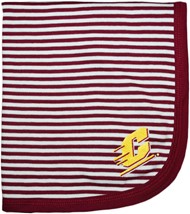 Central Michigan Chippewas Striped Blanket
