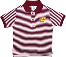 Central Michigan Chippewas Striped Polo Shirt