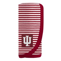 Indiana Hoosiers Striped Blanket