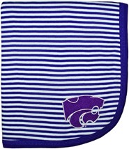 Kansas State Wildcats Striped Blanket