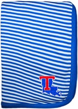Louisiana Tech Bulldogs Striped Blanket