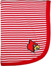 Louisville Cardinals Striped Blanket
