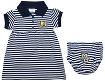 Marquette Golden Eagles Striped Game Day Dress