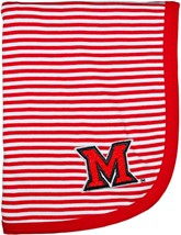 Miami University RedHawks Striped Blanket