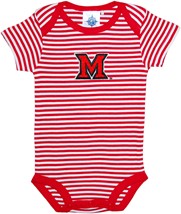 Miami University RedHawks Infant Striped Bodysuit