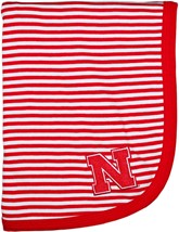 Nebraska Cornhuskers Block N Striped Blanket