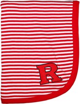 Rutgers Scarlet Knights Striped Blanket