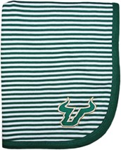 South Florida Bulls Striped Blanket
