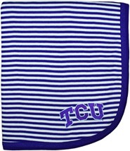 TCU Horned Frogs Striped Blanket
