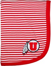 Utah Utes Striped Blanket