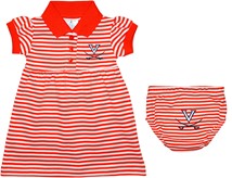 Virginia Cavaliers Striped Game Day Dress